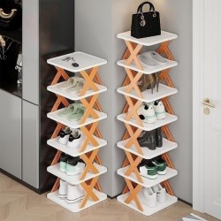 Multi-layer shoe organizer