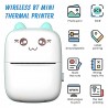 WISHKEY Penguin Design Mini Imprimante Portable, Connectivité Sans Fil Bluetooth pour Android et iOS Système, Imprimante