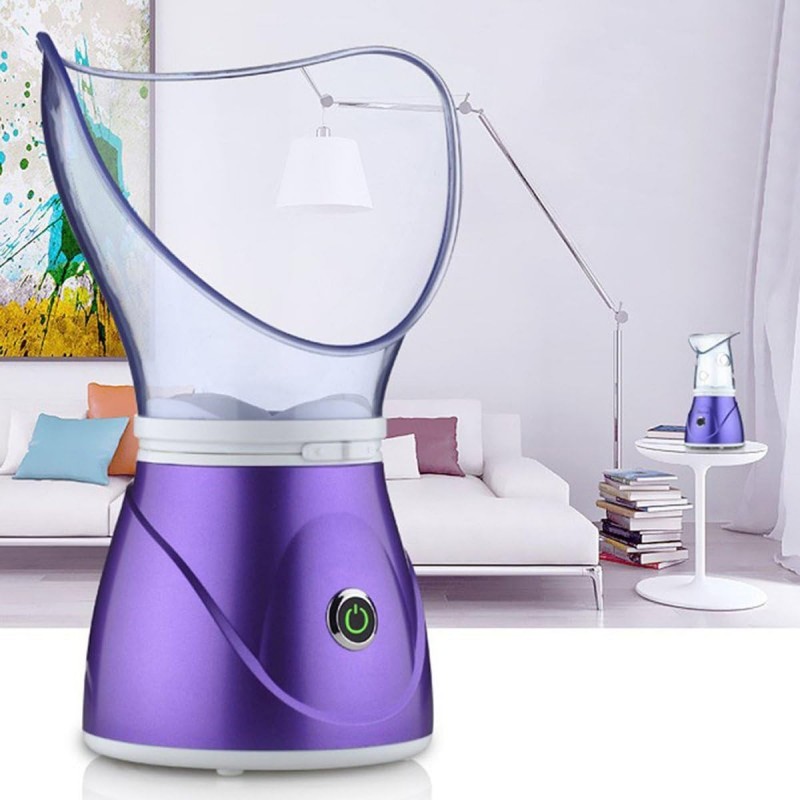 zstmei - Machine à vapeur faciale professionnelle, avec masque facial et nasal, fonction humidificateur et diffuseur