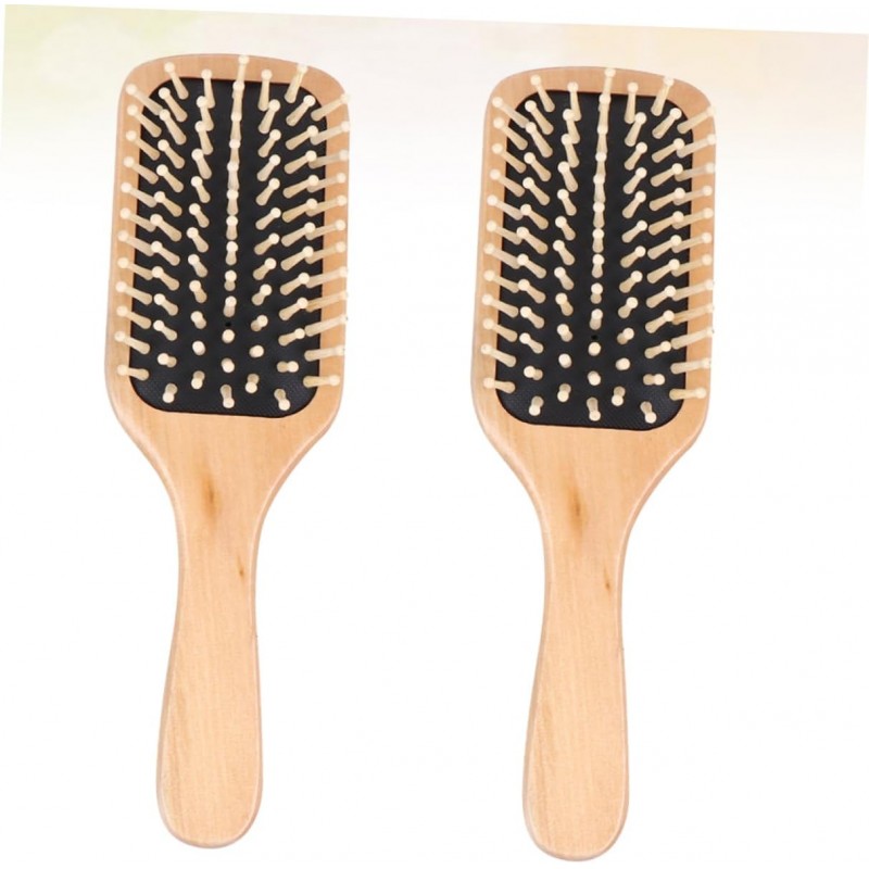 FOMIYES 2 Pièces Brosse à Cheveux Brillante Peignes à Cheveux Tout Pinceau Coiffant Peignes à Coussin D'air Brosse Propre