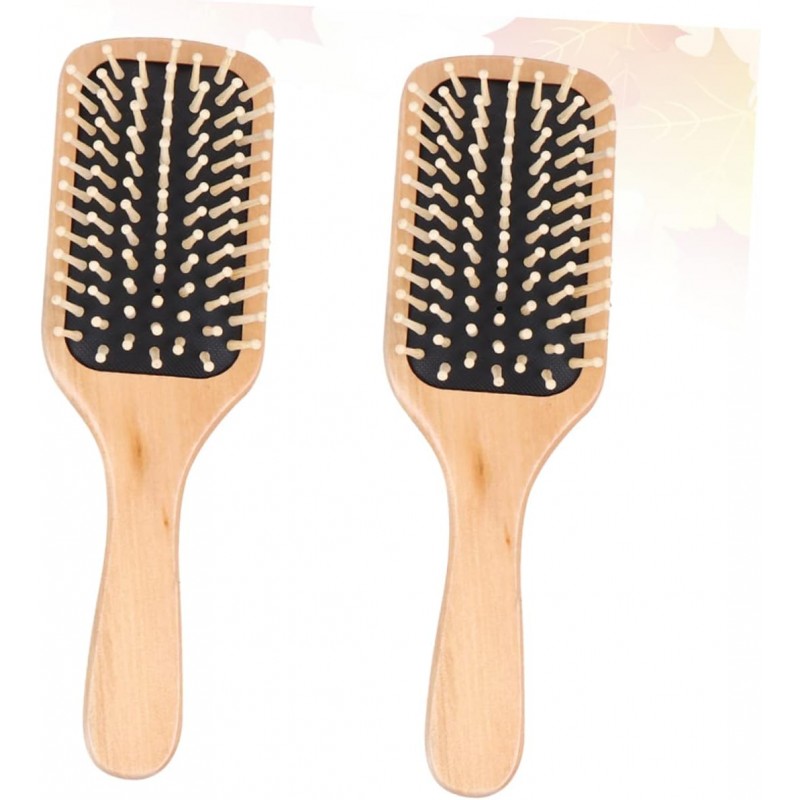 FOMIYES 2 Pièces Brosse à Cheveux Brillante Peignes à Cheveux Tout Pinceau Coiffant Peignes à Coussin D'air Brosse Propre