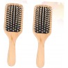 FOMIYES 2 Pièces Brosse à Cheveux Brillante Peignes à Cheveux Tout Pinceau Coiffant Peignes à Coussin D'air Brosse Propre