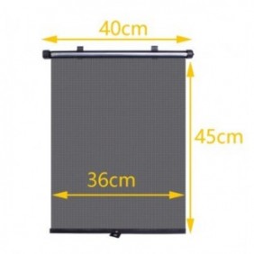 2pcs Universal Retractable Car Vehicle Curtain Window Roller Sun Shade Blind Protector (40*45CM) Car Styling