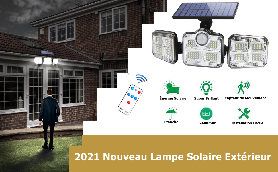 Lumière solaire extérieure